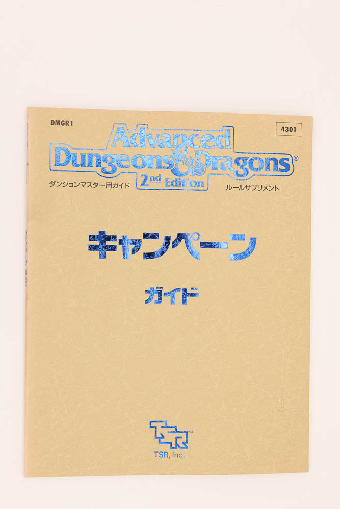 DMGR1 Campaign source and catacomb guide. Japanese. Japan