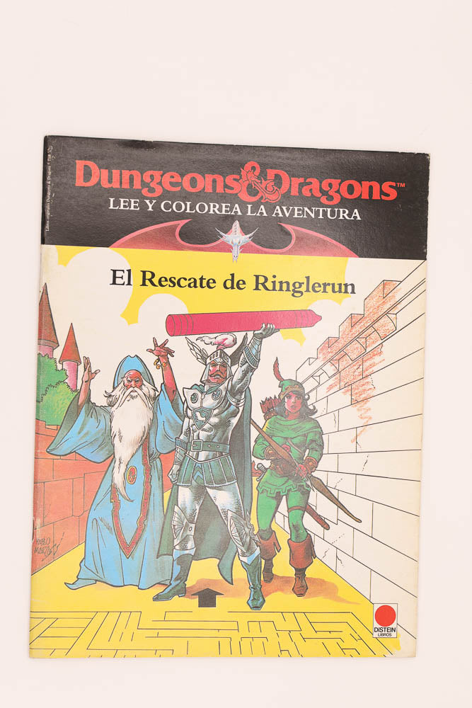 El rescate de Ringlerun. Coloring book. Spain