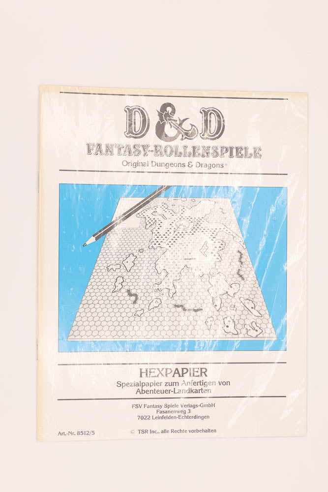 D&D Hexpapier. German. Germany