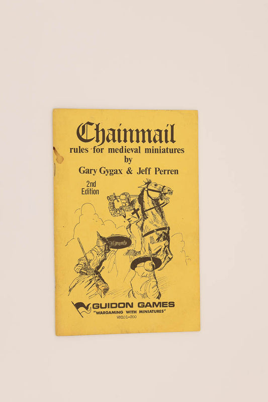 Chainmail. Guidon games. 2nd print. English. USA