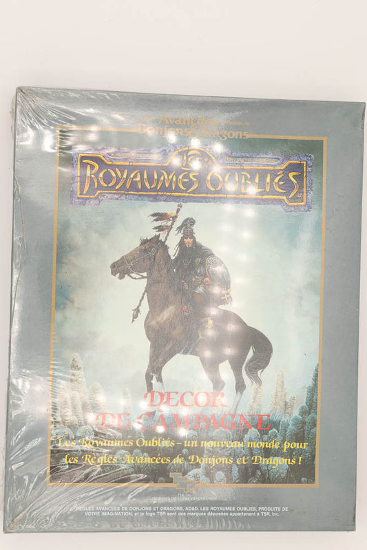 Les Royaumes Oublies. Campaign boxed set. French. France. Original shrinkwrap.