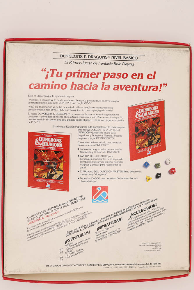 D&D Reglas Nivel Basico 1. Spanish. Spain