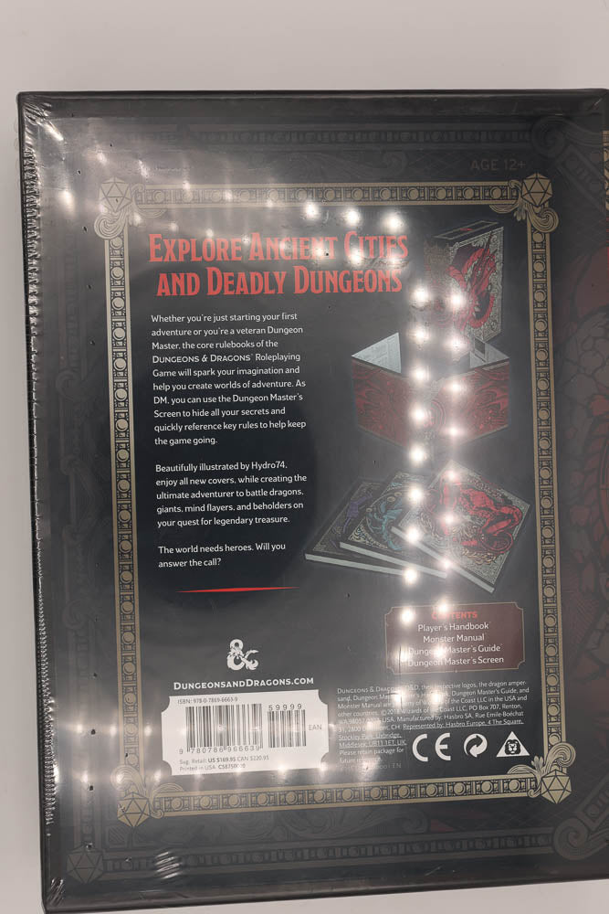 Dungeons & Dragons Core Rulebooks 5E Gift Set Limited Edition NEW SEALED