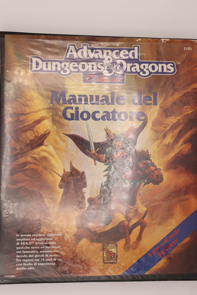 AD&D 2nd Ed. Manuale del Giocatore Special Sleeved edition. Italian. Italy.