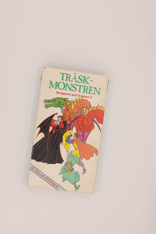 D&D Trask Monstren. VHS tape. Swedish. Sweden.