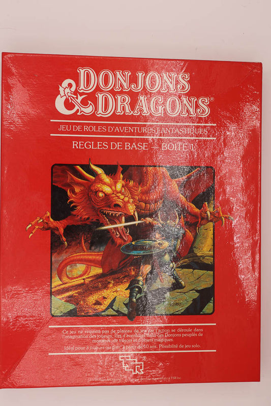 Donjons%Dragons basic set. French. France.