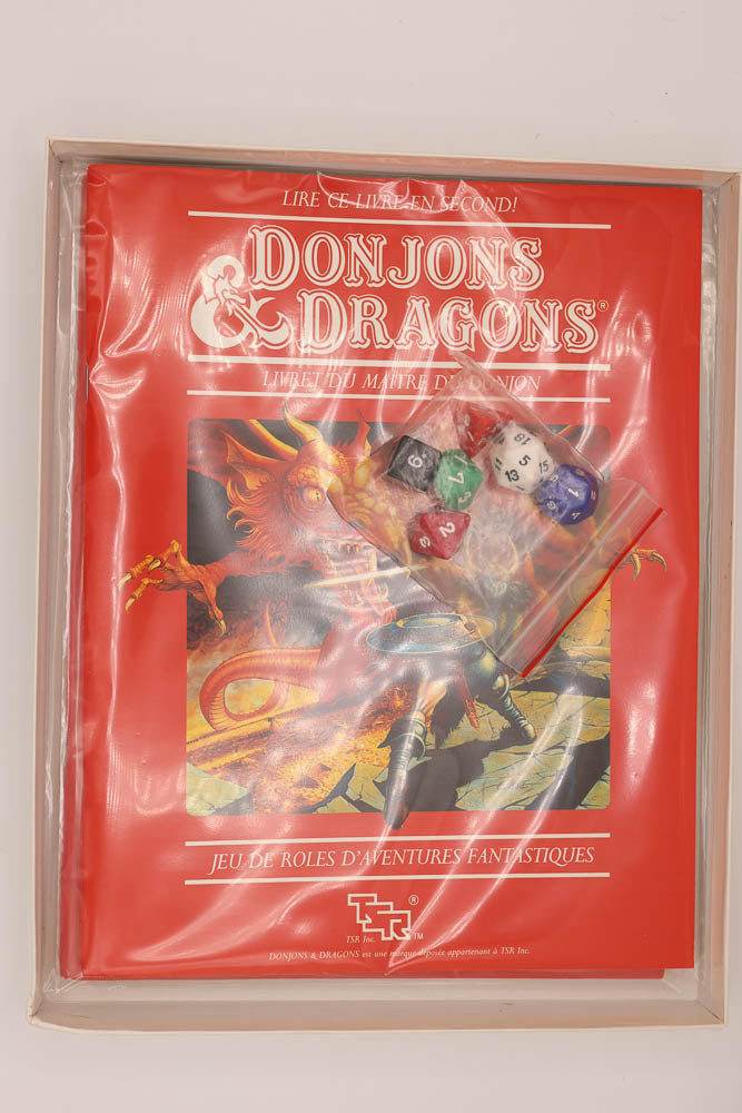 Donjons%Dragons basic set. French. France.