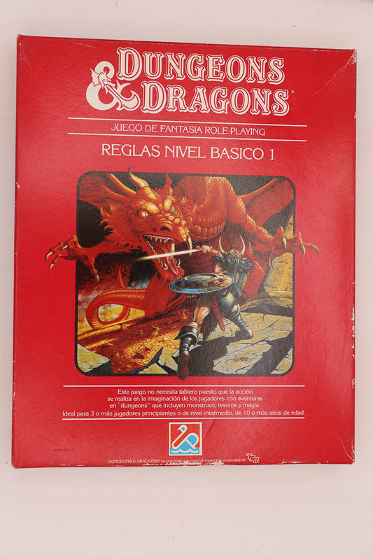 D&D Reglas Nivel Basico 1. Spanish. Spain