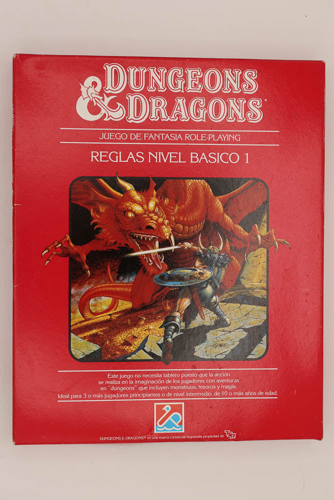 D&D Reglas Nivel Basico 1. Spanish. Spain